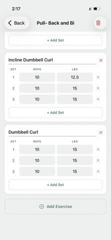 Nimble- Fitness Tracker iPhone screenshot