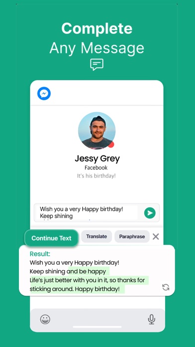 Grammar AI Keyboard: KeysAI Screenshot