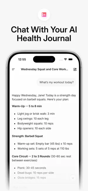 Phi - AI Health Journal screenshot 1