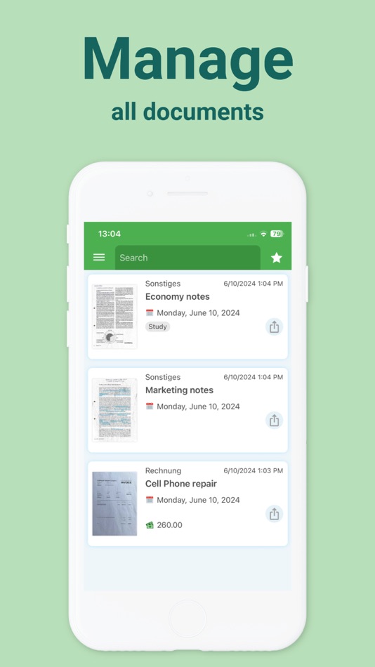 #4. PDF Scanner App, OCR: Docutain (iOS) Podle: INFOSOFT Informations- und Dokumentationssysteme GmbH