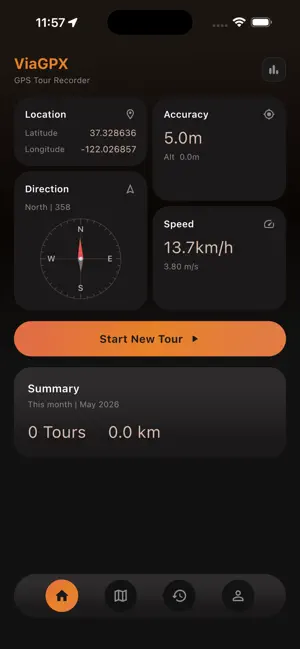 VIA GPX screenshot 2