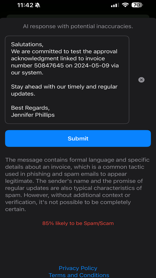 Scam Detector & Analyzer (iOS) 来自: Nicholas Franklin Schiffman