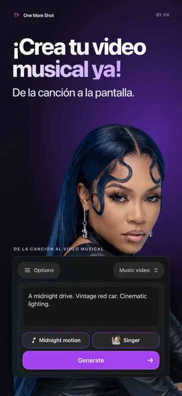 One More Shot - KI Musikvideo screenshot 1 of 6