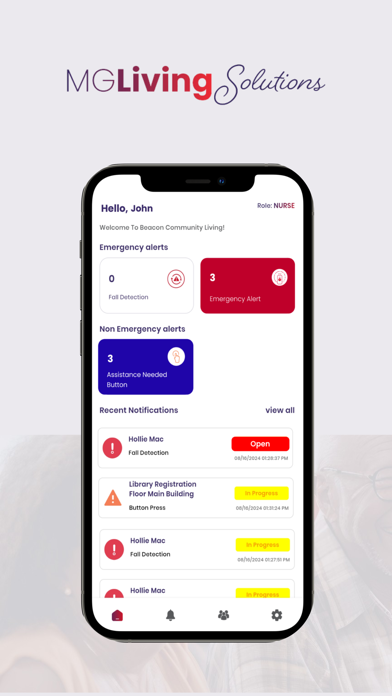 MGLiving iPhone screenshot 1 - Medical app