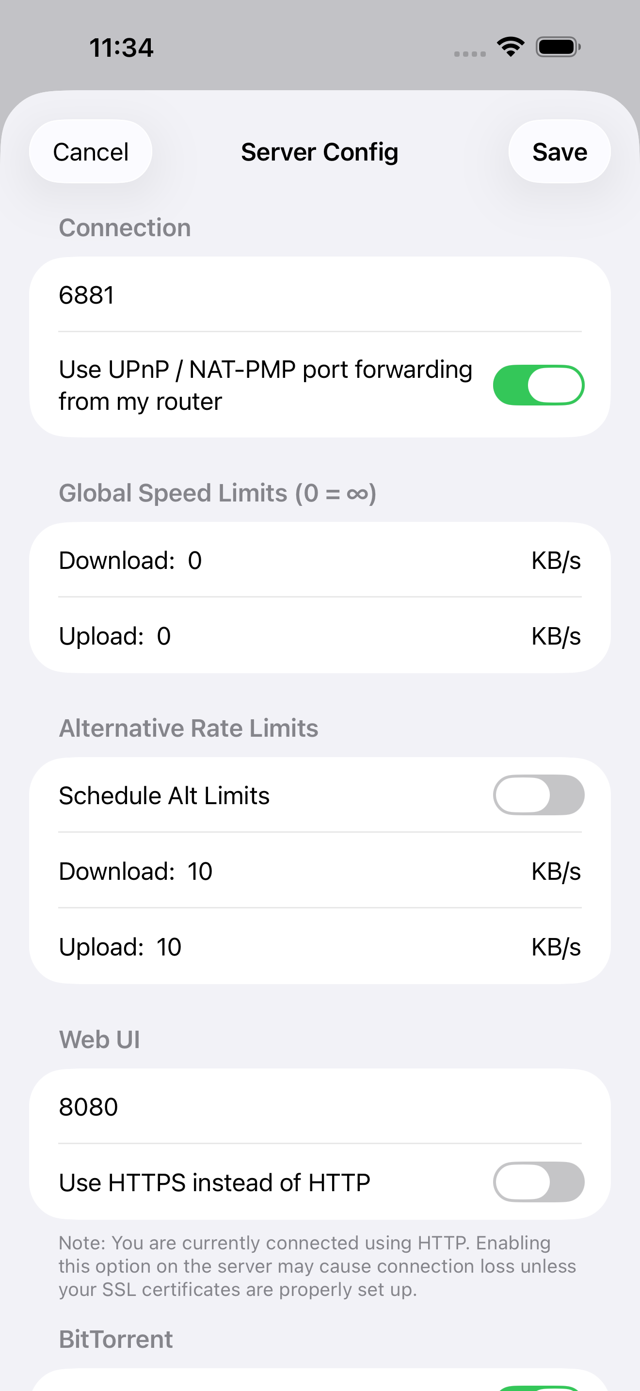 Simple qBittorrent Remote screenshot 4