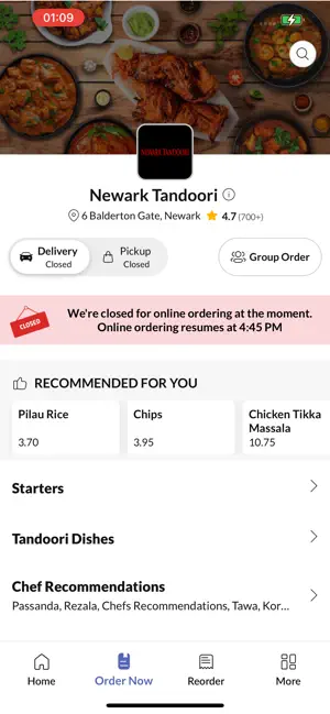 Newark Tandoori screenshot 2