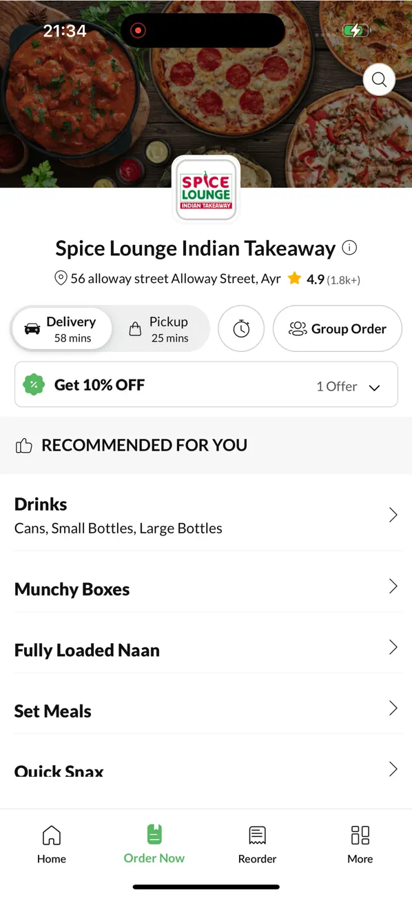 Screenshot #3 pour Spice Lounge Indian Takeaway,