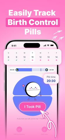 BirthControl Reminder - HiPill Screenshot 1 of 5