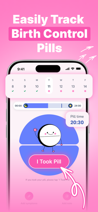 BirthControl Reminder - HiPill Screenshot 1 of 5