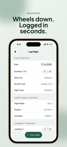 Wingbook: Flight Logbook screenshot