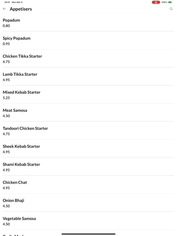 Nawab Tiverton iPad screenshot