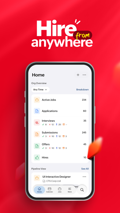 Screenshot #1 pour Zoho Recruit - Hire with AI