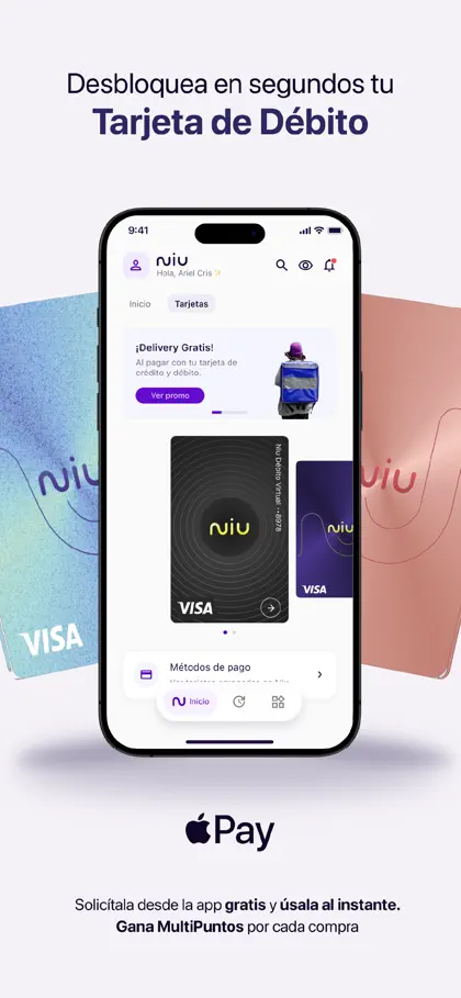 Screenshot 4 di 6 di Niu: Tu dinero, tarjetas y más