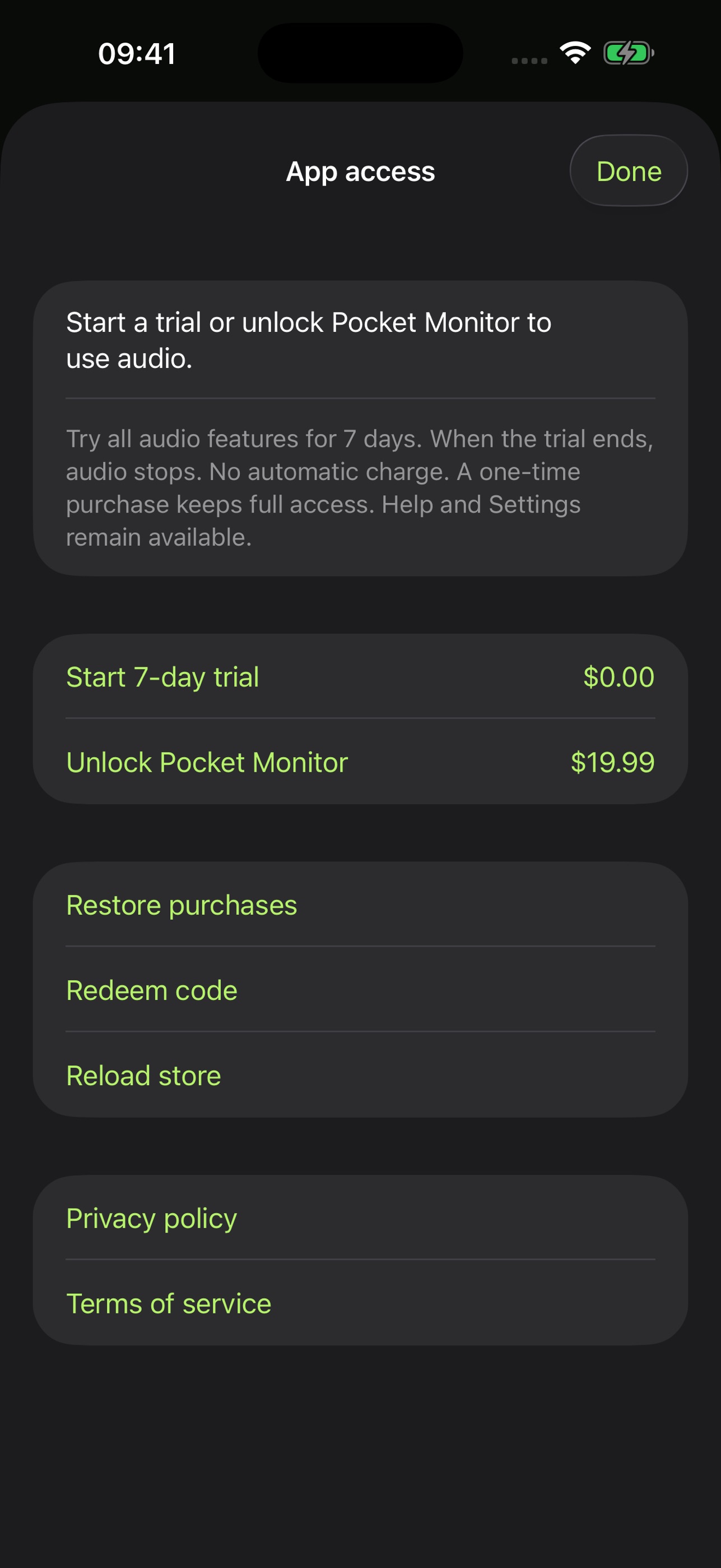 Screenshot 4 of Pocket/Monitor