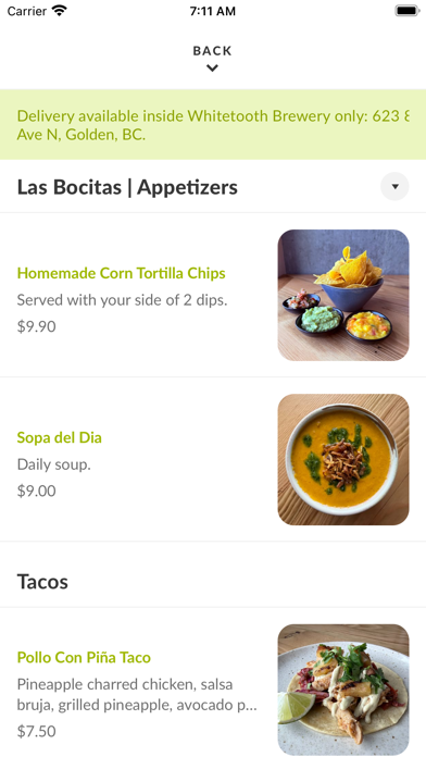Screenshot 3 of Reposados Tacos Y Tequila App
