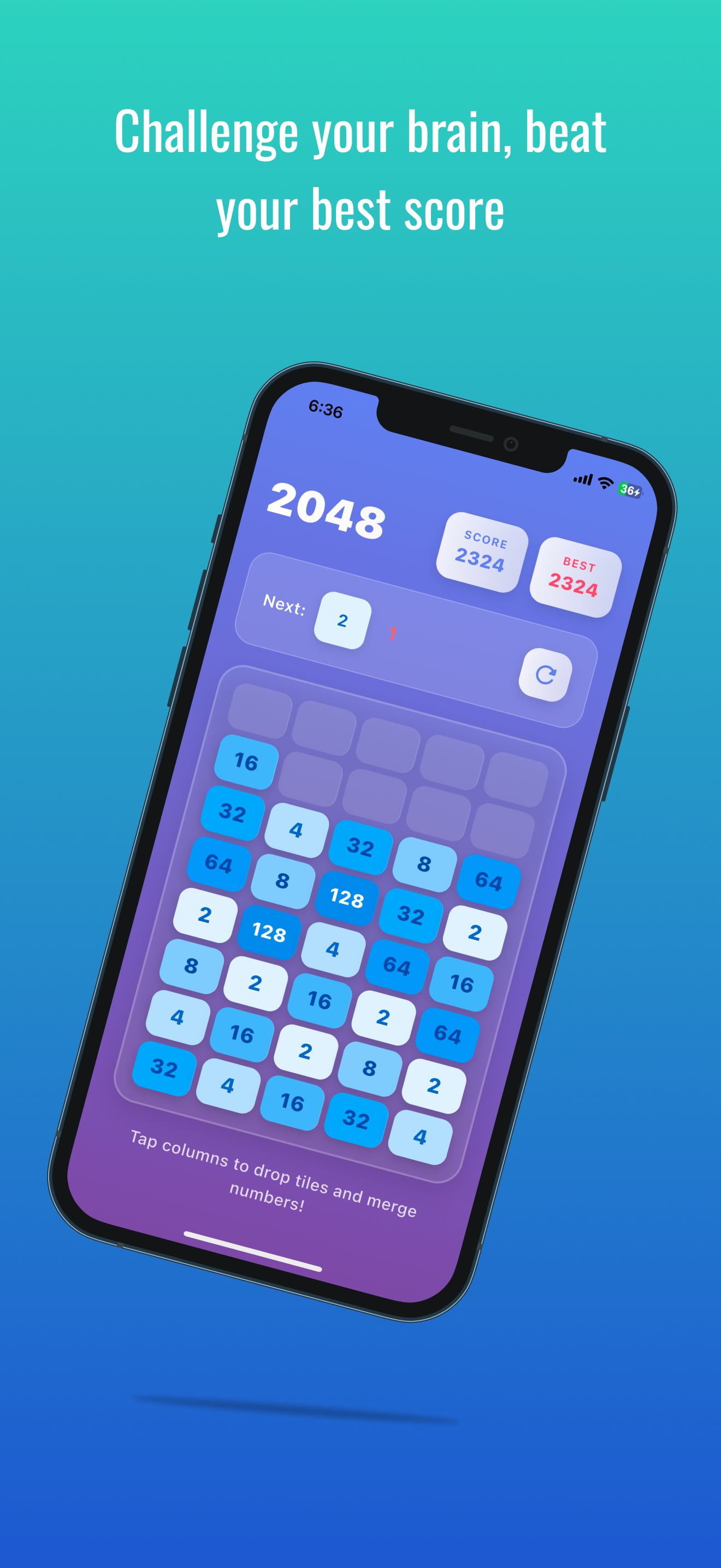 2048 Drop & Merge
