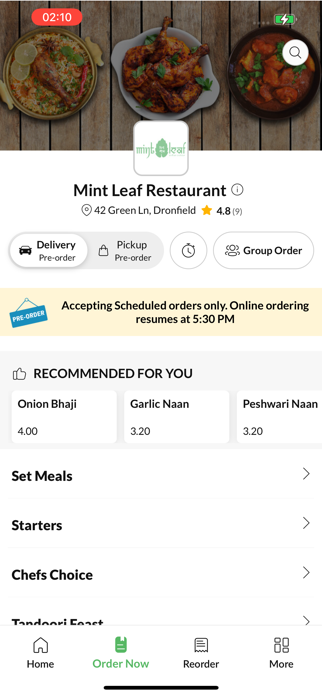 Mint Leaf Restaurant Screenshot 2 of 4