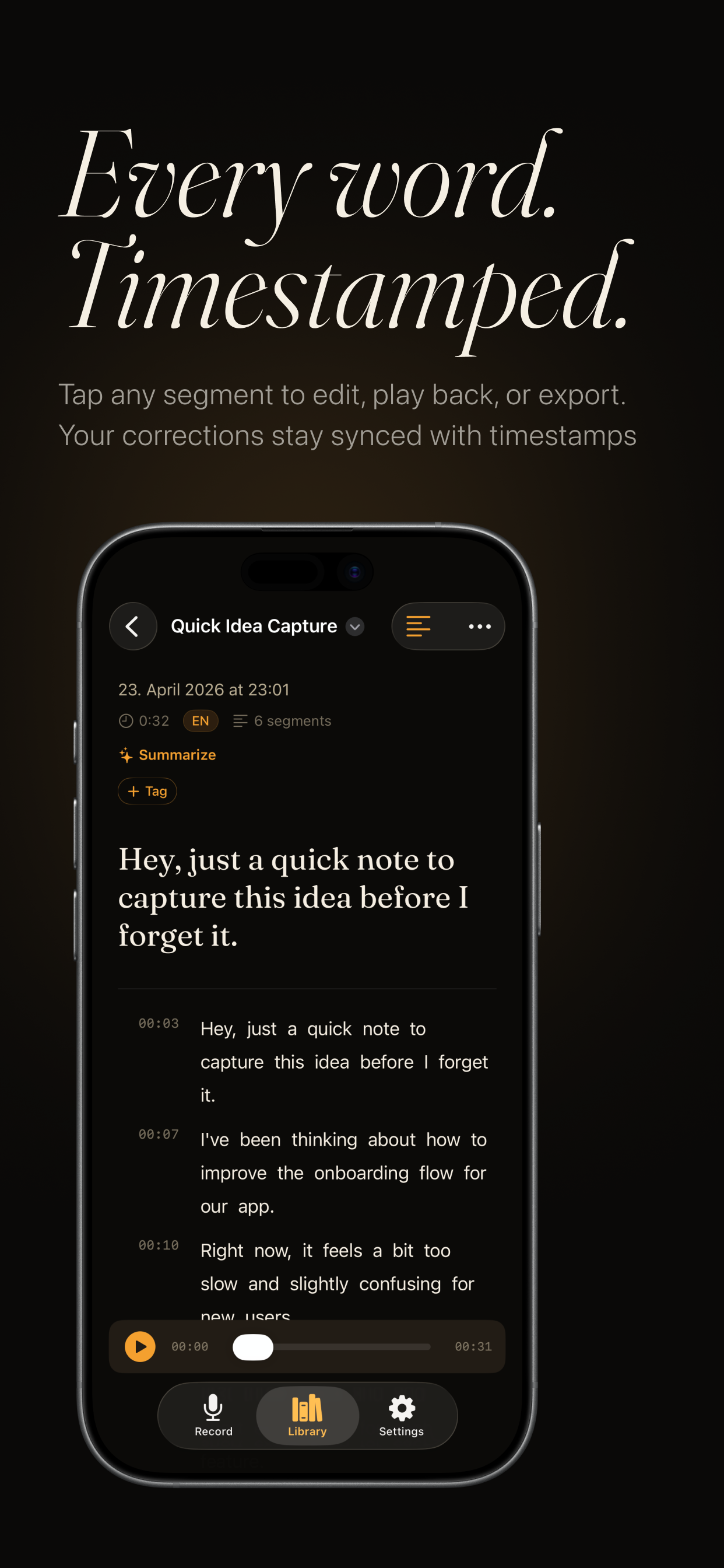 Dikta - Voice to Text