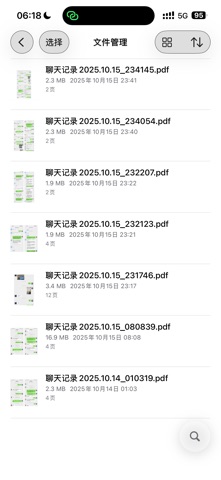 聊天记录切片器 screenshot