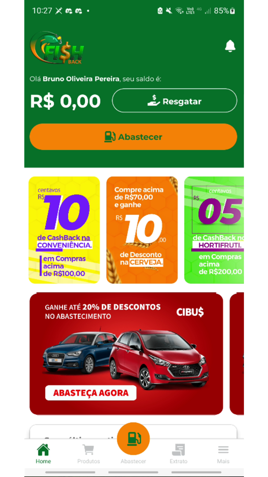 #1. Fishback (iOS) Bởi: Cibus CashBack