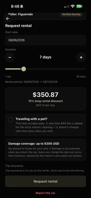 Avero Rentals screenshot 4