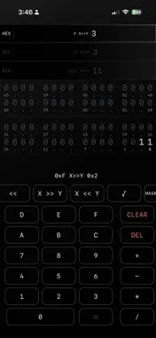 BinaryHexCalc screenshot 3