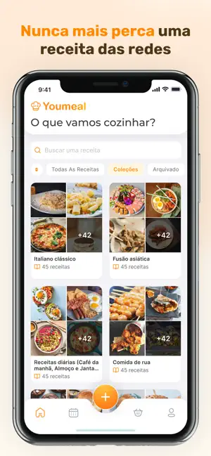 Youmeal: Guardador de Receitas iPhone screenshot 1