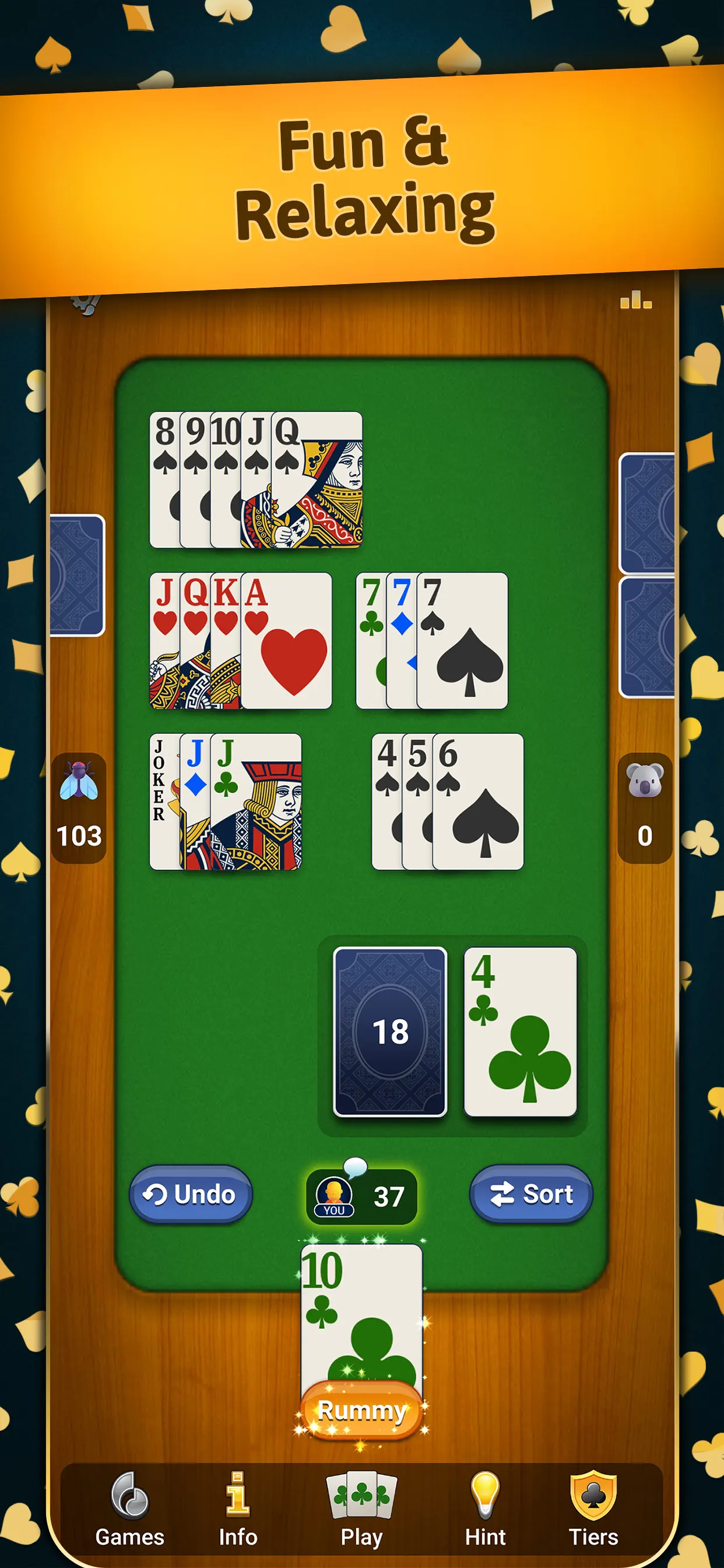 Rummy – Classic Card Game screenshot 4