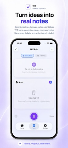 Wit: Voice Keyboard & AI Reply Screenshot 5 of 7