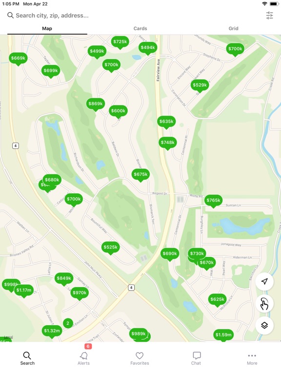 Black Crown Realty iPad screenshot 1 - Lifestyle app