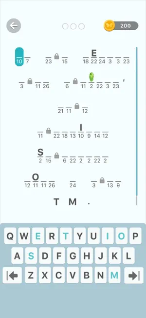 Decoding Word Puzzle screenshot 1