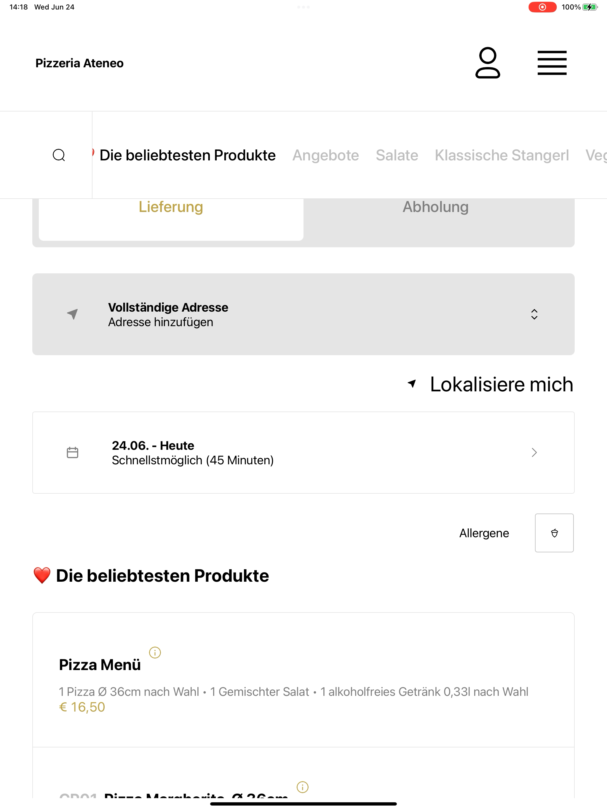 Pizzeria Ateneo AT screenshot 13
