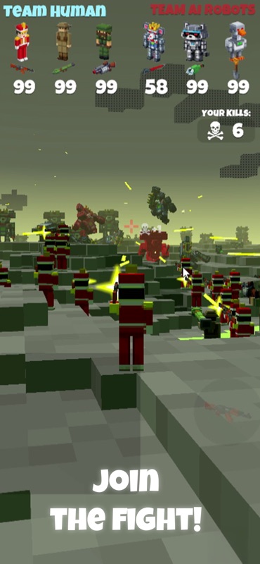 Humans vs Ai: Battle Simulator screenshot 3