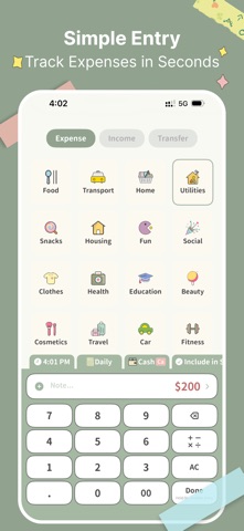 SmileBudget - Spending Tracker Screenshot 2 of 10