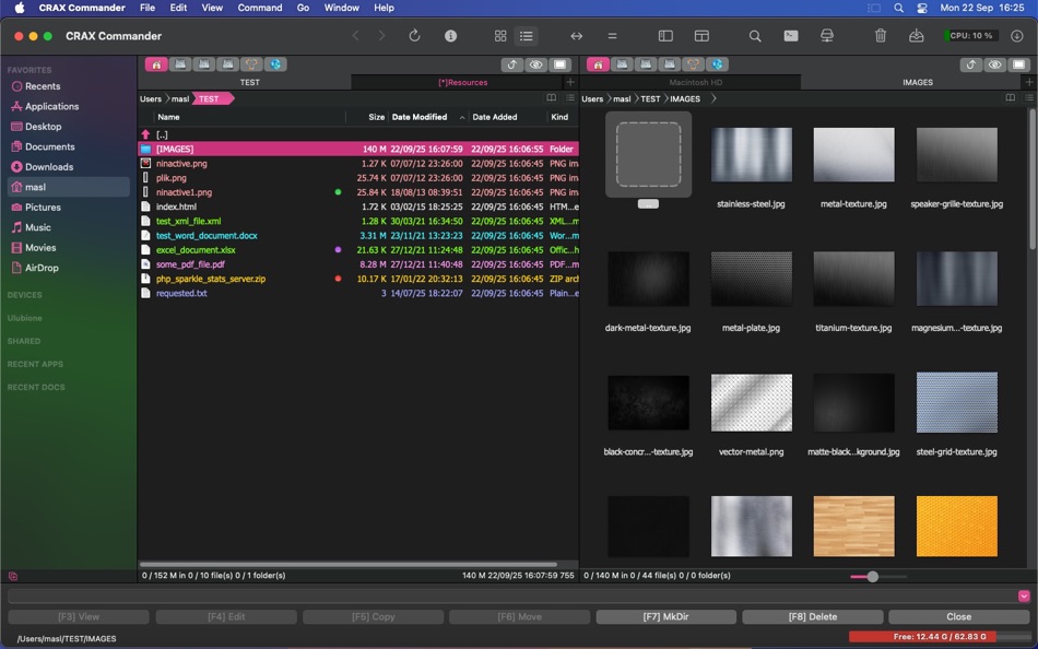 #1. CRAX Commander (macOS) 由: Marcin Slowik