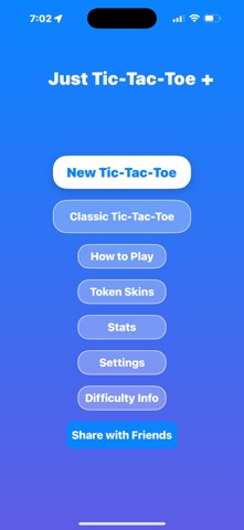 Just Tic Tac Toe + Screenshot 1 of 9