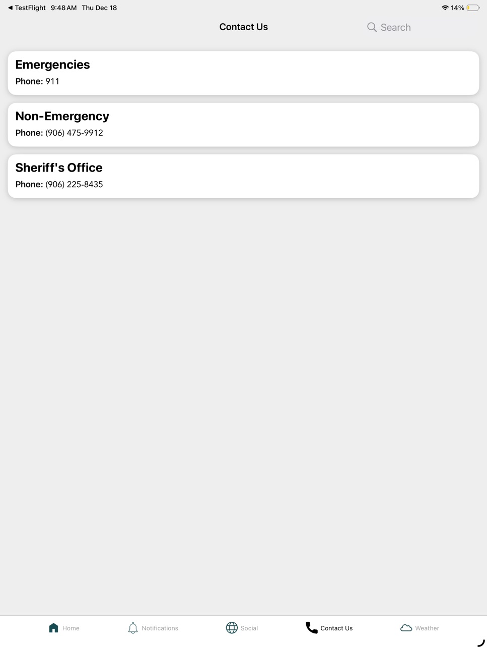 iPad screenshot
