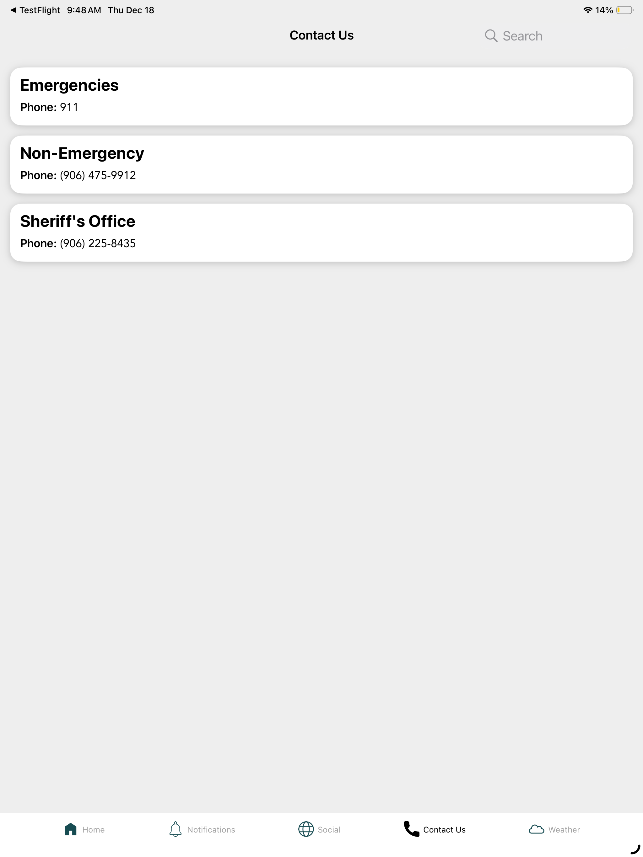 Marquette County Sheriff
