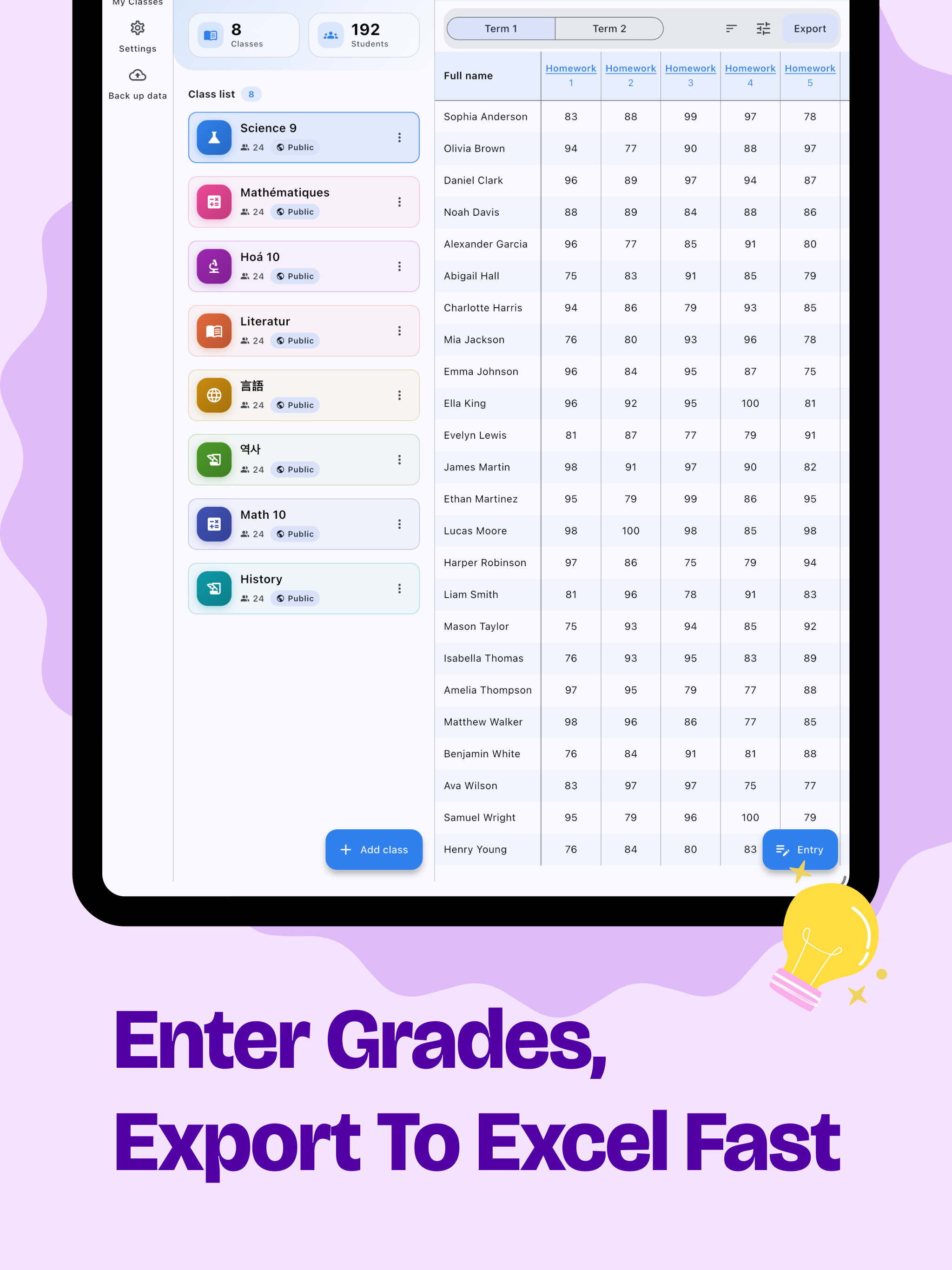 Chalkbook: Teacher Gradebook screenshot 9