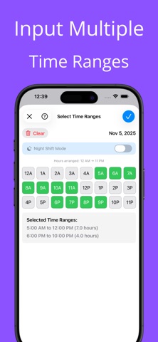 Hours Tracker - HourStreaks screenshot