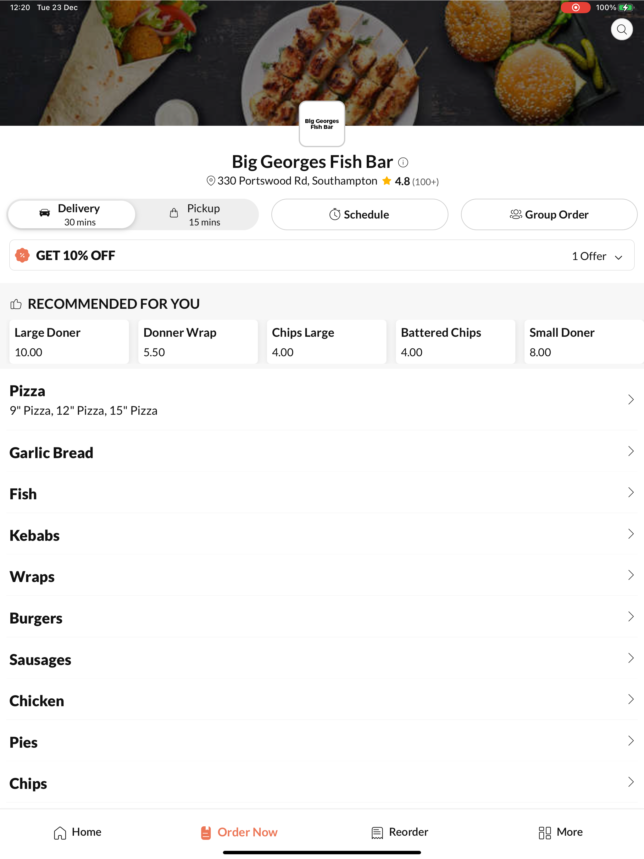 Big Georges Fish Bar screenshot 6