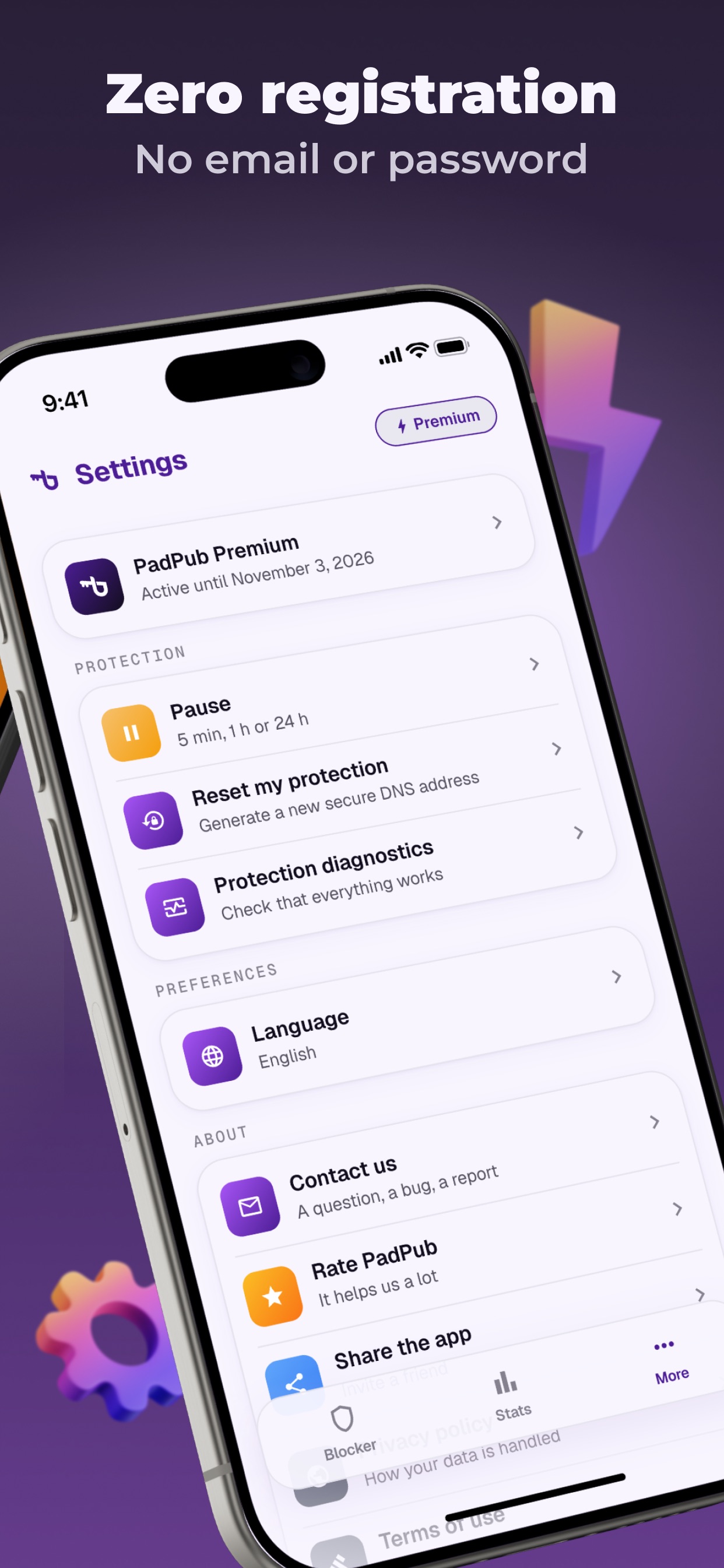 Screenshot 6 of PadPub: Ad Blocker & DNS