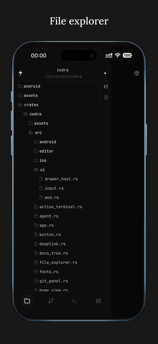 Zedra - Code from anywhere Screenshot 4 of 7
