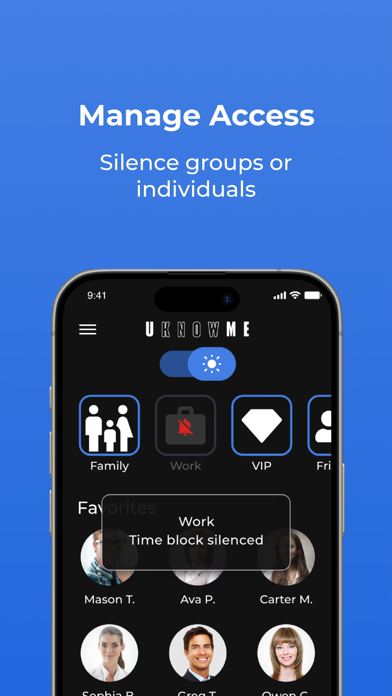 UKnowMe: Privacy & Spam Guard Screenshot