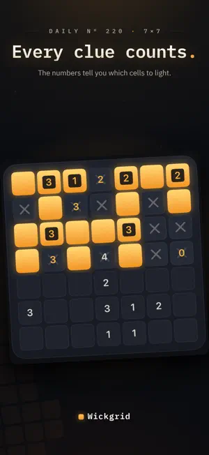 Wickgrid: Daily Logic Puzzle screenshot 2