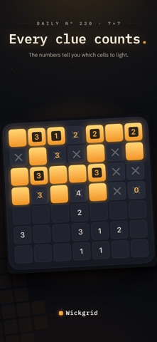 Wickgrid: Daily Logic Puzzle Screenshot 2 of 5