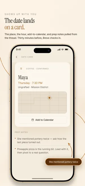 Breve: Turn Matches Into Dates screenshot 4