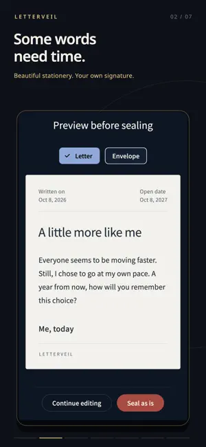Letterveil: Future Letters screenshot 2