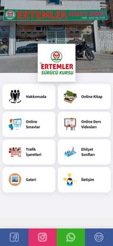 Ertemler Sürücü Kursu iPhone screenshot