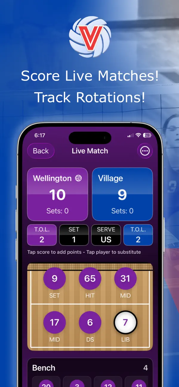 Screenshot #1 pour VolleyView